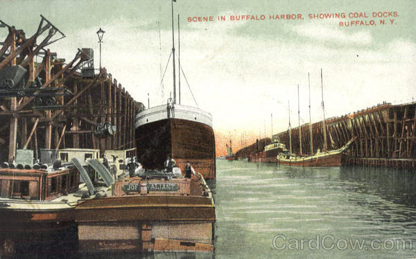Scene In Buffalo Harbor New York