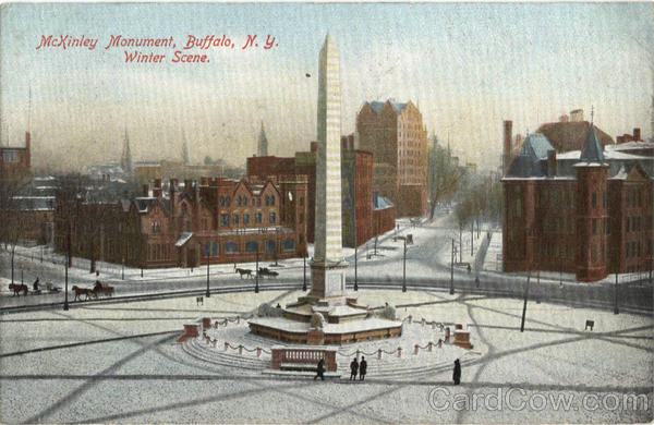 McKinley Monument in Winter Buffalo New York