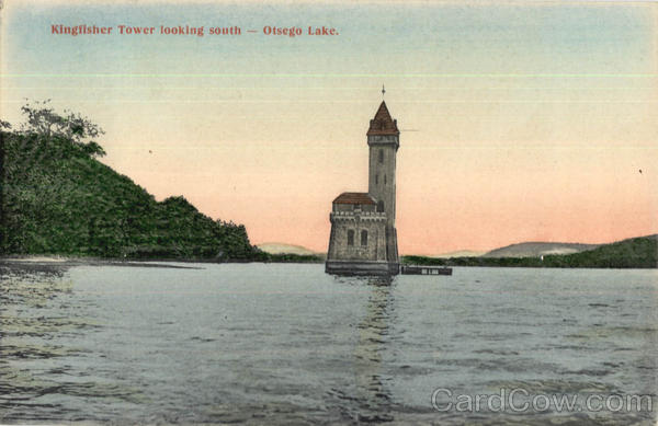 Kingfisher Tower Looking South Otsego Lake New York