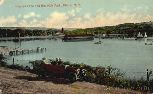 Cayuga Lake And Renwick Park Ithaca New York