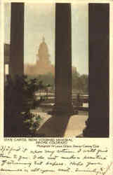 State Capitol From Voorhies Memorial Denver, CO Postcard Postcard