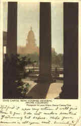 State Capitol From Voorhies Memorial Postcard