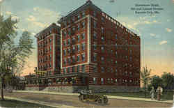 Densmore Hotel, 9th and Locust Streets Postcard