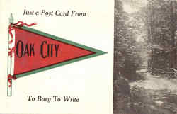 Just A Post Card From Oak City Postcard