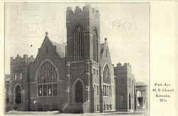 M. E. Church , Park Ave Postcard