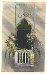 Balcony the Isabella Stewart Gardner Museum Boston, MA Postcard Postcard