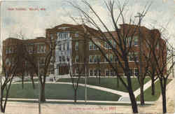 High School Beloit, WI Postcard Postcard