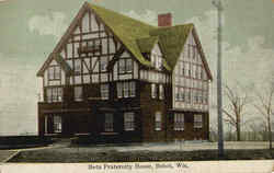 Beta Fraternity House Postcard