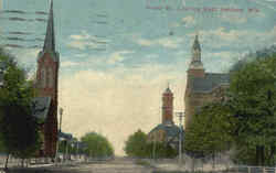 Front St. Looking East Postcard