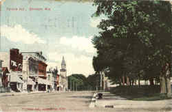 Fourth Ave Baraboo, WI Postcard Postcard