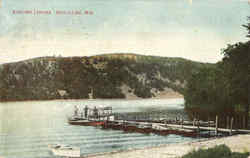 Kirkland Landing Devils Lake, WI Postcard Postcard