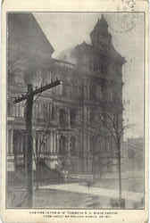 The Fire In The S. W. Tower State Capitol Postcard