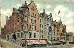 New Kenmore Hotel Block Albany, NY Postcard Postcard