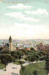 View From Capitol Tower Albany, NY Postcard Postcard