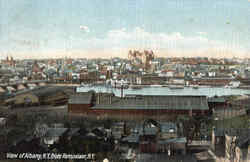 View Of Albany From Rensselaer Postcard