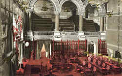 Senate Chamber State Capitol Postcard