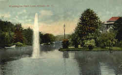 Washington Park Lake Postcard