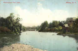 Washington Park Lake Postcard
