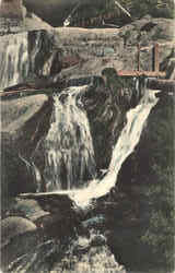 Falls Near Irwin's Mill Rensselaer, NY Postcard Postcard