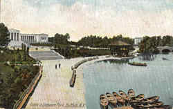 Scene In Delaware Park Postcard