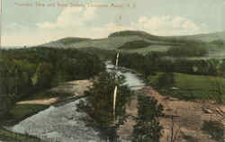 Mountain View And Trout Stream Livingston Manor, NY Postcard Postcard