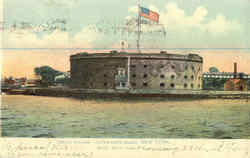 Castle Williams Governor's Island Postcard
