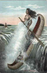 Indian's Sacrifice Postcard