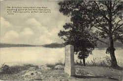 Tri State Monument And Rock Meeting Point Postcard