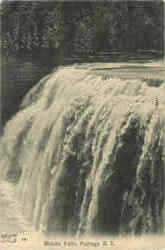 Middle Falls Postcard