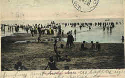 Bathing Sylvan Beach New York Postcard Postcard