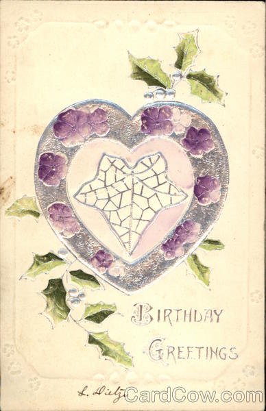 Birthday Greetings Airbrushed