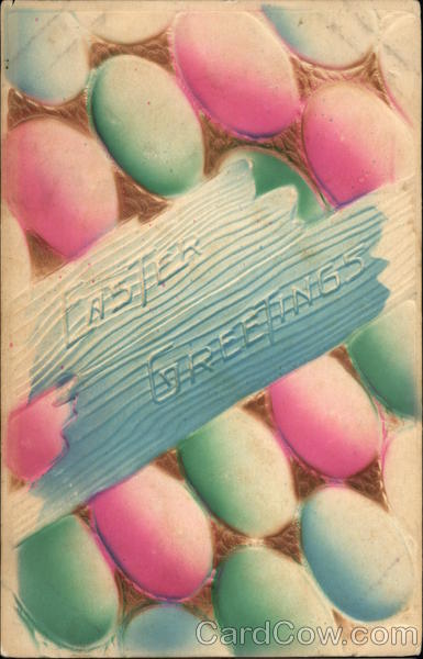 Easter Greetings Eggs