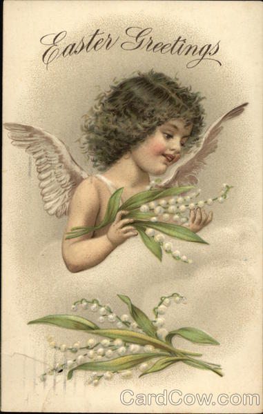 Easter Greerings With Angels