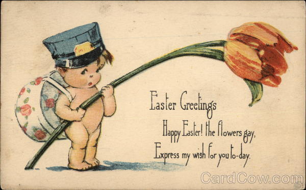 Easter Greetings With Children