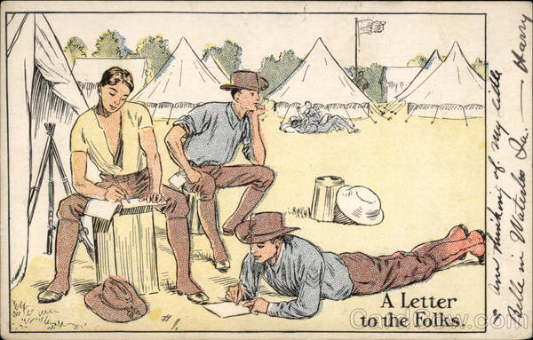 A Letter To the Folks Military