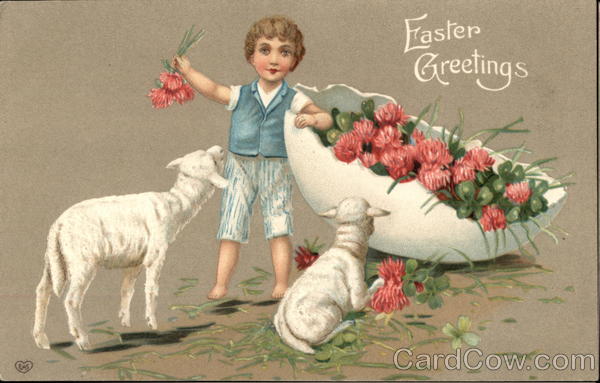 Easter Greetings With Children