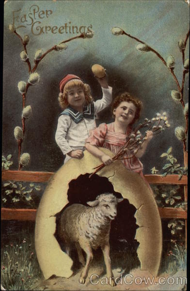 Easter Greetings With Children