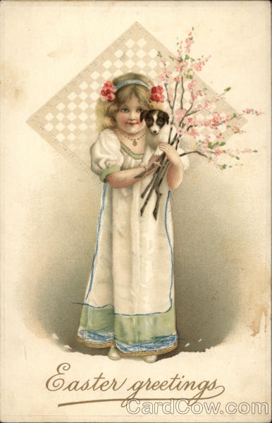 Easter Greetings With Children