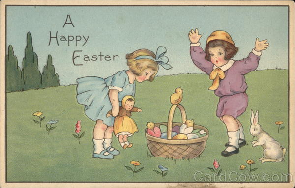 A Happy Easter With Children