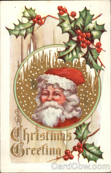 Christmas Greeting Santa Claus