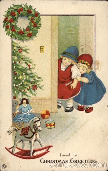 I send my Christmas Greeting Children