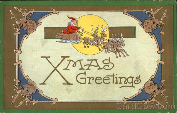 Christmas Greetings Santa Claus