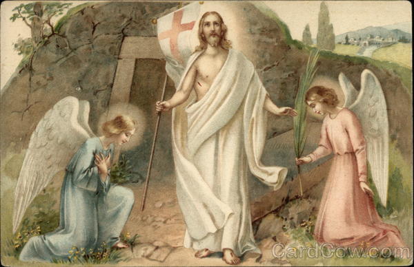 Jesus and Two Angels Religious