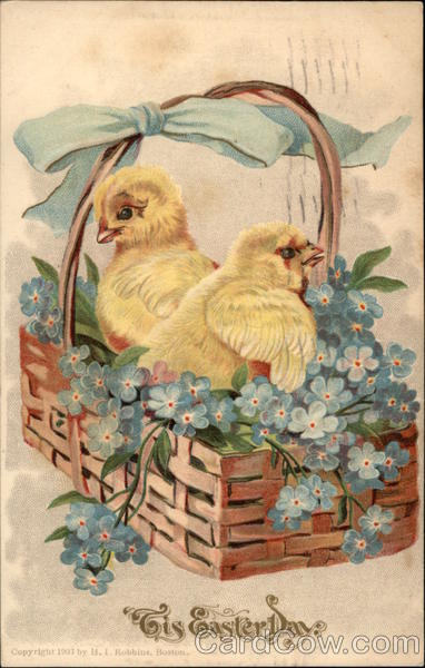 Tis Easter Day With Chicks