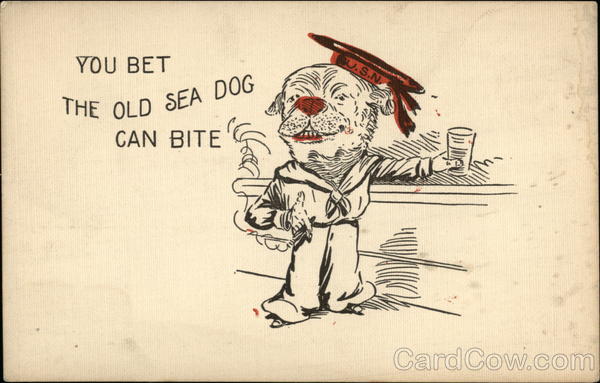 You Bet The Old Sea Dog Can Bite Navy
