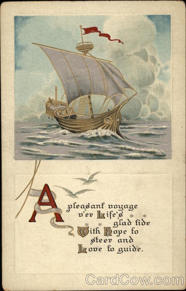 Sailing Boat on Ocean Boats, Ships