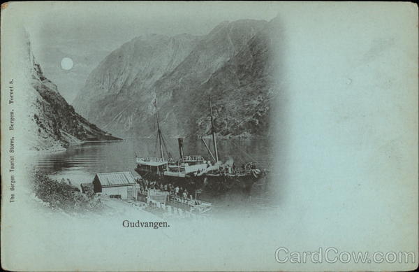 Ship at Dock Gudvangen Norway