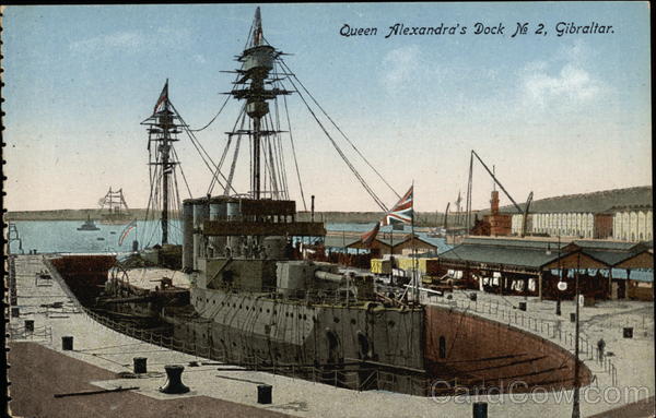 Queen Alexandra's Dock No. 2, Gibraltar Boats, Ships