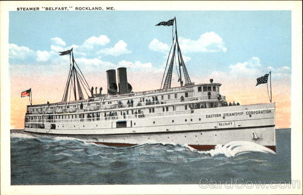 Steamer Belfast, Rockland, Me Steamers
