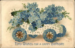 Fond Wishes for a Happy Birthday Postcard